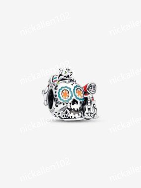 Pandora Disney Pixar Coco Miguel & Dante Skull Glow-in-the-dark Charm